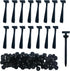EKIONBY 150Pcs Zip Ties, Cable Ties, Nylon Universal Cable Tie Buckle, Heavy Duty Self-Locking Zip Ties, With Pin