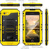 Beasyjoy Metal Case for iPhone SE 2022/3rd/2020/8/7, Waterproof Heavy Duty with Screen Protector, Yellow