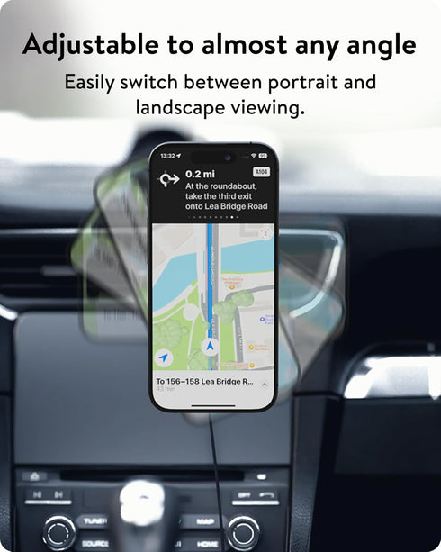 Mous MagSafe Compatible Vent Mount, MagSafe Car Mount for iPhone 15, 14, 13, 12 Series Phones, MagSafe Accessories