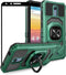 Ailiber Case for AT&T Calypso/U318AA, Cricket Icon/U304, Vision 2 U304AC with Screen Protector, Military-Grade Rotate