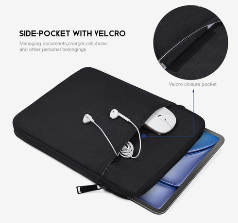10 inch Tablet Sleeve Case for 11-in iPad Pro M4, iPad Air M2, 10.9 inch iPad, Fits Magic Keyboard