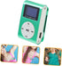 FELTECHELECTR 32gb Mini USB Aluminum Player LCD Screen Micro Card Slot Stylish Compact Design Portable Music Player