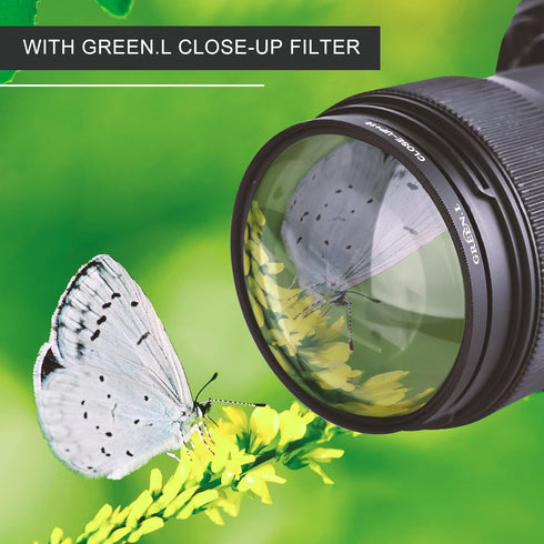 40.5mm Close-up Filter Set (+1,+2,+4,+10), Professional Macro Filter with Filter Pouch