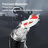1ft 1/4 to 3.5mm Cable, Quarter inch (6.35mm) Female to 3.5mm Male Adapter, 2-Pack Nylon Braided Cable