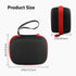 Hard Case for JBL GO3 / Go 3 Eco Portable Bluetooth Speaker, EVA Case for Protection and Outdoor (Black+Red)