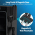 Eightwood WiFi 6E Antenna - Tri-Band 2.4GHz 5GHz 6GHz RP-SMA WiFi Antennae Magnetic Base for Desktop PC Computer