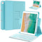 Keyboard Case for iPad 9.7 inch 5th 6th Generation - 360° Rotatable Case with 7 Color Backlit Bluetooth Keyboard, Lake