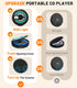 Greadio Discman Portable CD Player with Speaker Bluetooth for Car with FM Transmitter Rechargeable Lightweight
