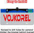VOJKOREL 03) Universal Car Rear View Camera License Plate Bracket Backup Camera License Plate Mount Rearview Cam Mount