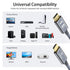 4K 25 /7.5m, 2.0 4K@60Hz, 2160p, 3D, 2.2 PS5, LEADSTAR HDMI Cable ft High Speed HDMI Cord Braided | Ultra HD, ARC, HDR