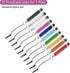 Jowxsx 10Pcs Mini Stylus Pens Capacitive Resistive Touchscreen Pens Retractable Stylus Pens Touch Pen for Smartphone
