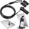 AboveTEK iPad Lock Security Cable - 6Ft Keyless 4 Digit Combination Tablet Lock Kit for Retail Store