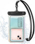 Floating Waterproof Phone Pouch - IPX8 Case for iPhone 15 14 13 Pro Max Galaxy S24 S23, with Adjustable Lanyard