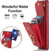 Asuwish Wallet Case for Samsung Galaxy A71 5G with Tempered Glass Screen Protector, RFID Blocking, Ring Stand, Credit