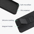 kwmobile 13 Case Compatible with Apple iPhone - Case with Hand Strap and Stand Soft TPU Silicone Coating - Blueberry