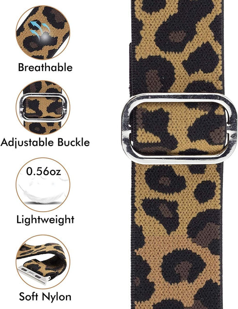 Compatible for Cubitt Teens Smart Watch Band, Stretch Elastics Nylon Adjustable Replacement Strap Accessories Compatible for Cubitt Teens 1.69'' / Cubitt Jr Smart Watch Fitness Tracker