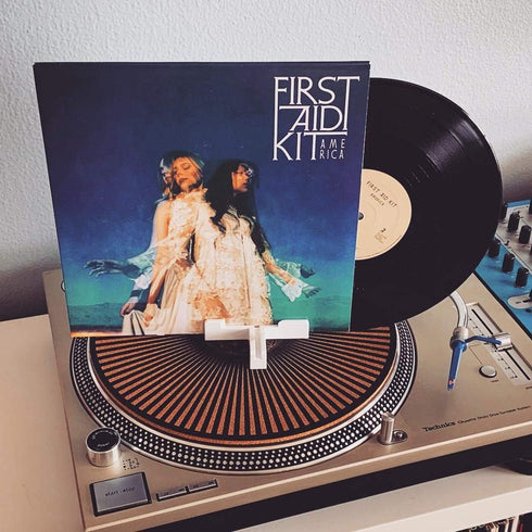 Record Props Vinyl Record Display - Combine Vinyl and Album Cover on Wall, Doubles as Now Playing Stand