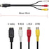 4 3 (27cm) Pin S-Video to RCA AV Female Cable for TV PC Computer Video AV Projector for Video TV Laptop Adapter Cable