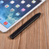 Non Metal Phone Pens, Plastic Rubber Universal Replacement Flat Capacitive Pen for iPhone, BlackBerry (Black)