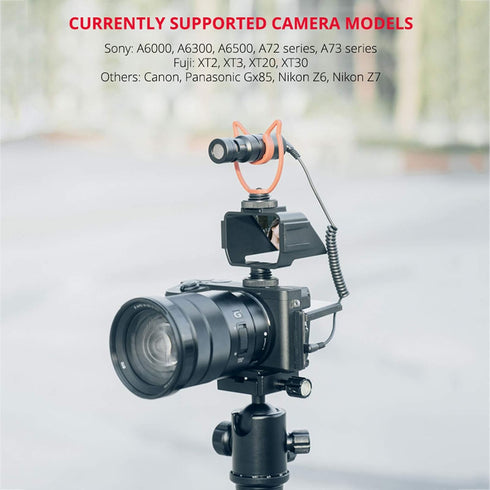 Bindpo Filmmaking Camera Selfie Flip Screen, Universal Cold Shoe Mount for Mic Light Vlog for Mirrorless Camera