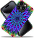 SEized Case for iPhone 14 Pro Max, Tie Dye Floral Mandala Durable Protection for Girl Women Boy Men