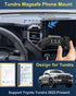 Toyota Tundra Phone Mount with 15W Fast Wireless Charger for 2024 Tundra, Custom Fit for All Cell Phones