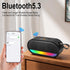 Dyurwa 24W 5.3, 10H IPX6 Bluetooth Speaker with Dual Speaker, HD Loud Sound, Portable Outdoor Wireless Punchy Bass