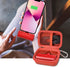 Carrying Case for iWALK Portable Charger, Fits Various Small Charging Battery Packs, Red Bag Only