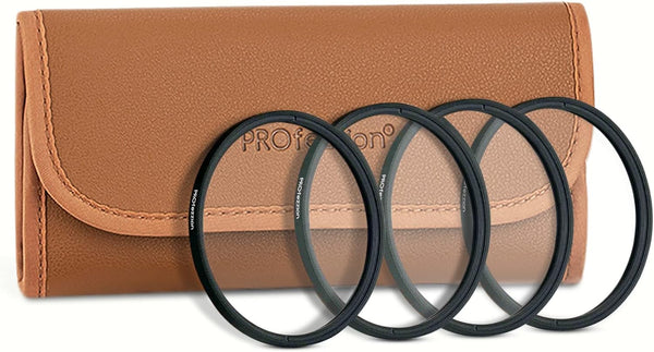 PROfezzion 77mm Close-Up Macro Photography Filter Set - (+2 +4 +8 +10) for Canon 6D Mark II, Nikon D750