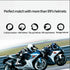 Motorcycle Bluetooth Intercom Helmet Headset, Music Sharing for 2 Riders, Waterproof IP67