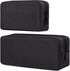 dealcase Canvas Waterproof Universal Electronic Accessories Organizer for Power Bank, Charging Cords, Gadgets, Black