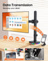 H&C(hcck&Cllassp) 3 13"-27" 17.6lbs, 75x75mm 100x100mm, RGB Single Monitor Stand, Monitor Arm with USB Ports, Charging