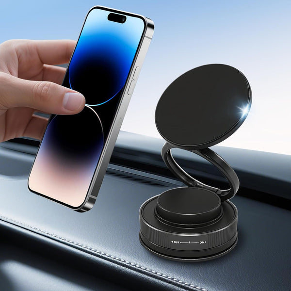 ZOOMKEY 360Adjustable Vacuum Suction Bracket for Car Mount,Vacuum Magnetic Phone Holder,Cell Phone Holders