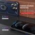 ADDIT iPhone 12 Pro Max Case, Military Grade Heavy Duty Protection, Kickstand Ring, Shockproof, Blue