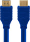 Cmple - HDMI Cable 10FT High Speed HDTV Ultra-HD (UHD) 3D, 4K @60Hz, 10 Feet Blue