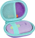 co2CREA Hard Case Replacement for Logitech POP Wireless Mouse, Purple Case + Daydream Mint Zipper