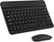 Ultra-Slim Bluetooth Keyboard and Mouse Combo, Rechargeable Portable Wireless Keyboard Mouse Set for Apple iPad iPhone