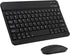 Ultra-Slim Bluetooth Keyboard and Mouse Combo, Rechargeable Portable Wireless Keyboard Mouse Set for Apple iPad iPhone