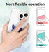 Bremorou 4Pcs 360 Butterfly Cell Phone Ring Stand Holder Cute Metal Butterfly Shaped Cellphone Grip Rotating Metal Hand