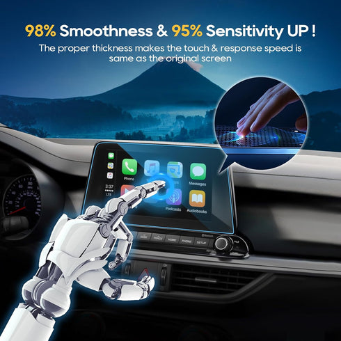 2019 2020 2021 8-Inch 9H LFOTPP Fit for Forte Car Navigation Screen Protector, Tempered Glass Hardness Audio