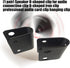 Kaeltsyn 2pcs Heavy Duty U Shaped Plate Hanging Speakers Connector Clip for Secure Wall Mount Clamp Professional Music
