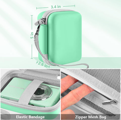 Leayjeen Digital Camera Case - Compatible with Lecran/CAMKORY/IWEUKJLO/VAHOIALD/uikicon/jckduhan/akjjhfue FHD 1080P