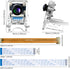 Smraza 5 1080p OV5647 4 3 3 2 Camera Module Megapixels Sensor, Adjustable Focus Wide Angle Fish-Eye Lens Webcam