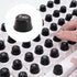 Long Nail Keyboard Stickers 128 Piece Set: Keyboard Bubbles - Protective Long