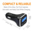 3IN1 Digital Volt Gauge with USB Car Charger, 24W Cigarette Lighter Voltage Display Volt Meter with LED Voltage & Amps