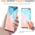 Samsung Galaxy S10+ Tempered Glass Screen Protector with Camera Lens Protector, Clear Full Screen Coverage