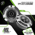 Timpano TPT-ST2 Chrome Super Tweeter, 4 Ohm, 600 Watts Peak, 105 dB Bullet, 1 Inch Voice Coil, Slim Profile Tweeters for Car Audio (Pair)