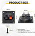 SATUY 4 2.2 2-Way Pcs Speaker Box Terminal Cup, Square Spring Subwoofer Box, Binding Post Cup Connector with Sponge