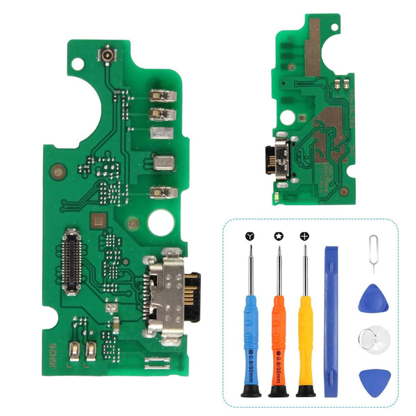 USB Type C Charging Port Cable Replacement for T-Mobile REVVL 4 5007Z 5007W with Tools, Flex Cable