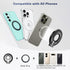 FiKavi Slim Magnetic Phone Ring Holder for Magsafe, Lightweight Phone Finger Snap Grip Kickstand Accessories Compatible